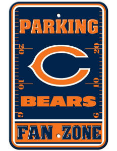 Chicago Bears - Parking Sign